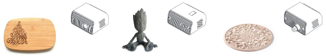 Примеры изделий Dobot MOOZ 3DF Plus